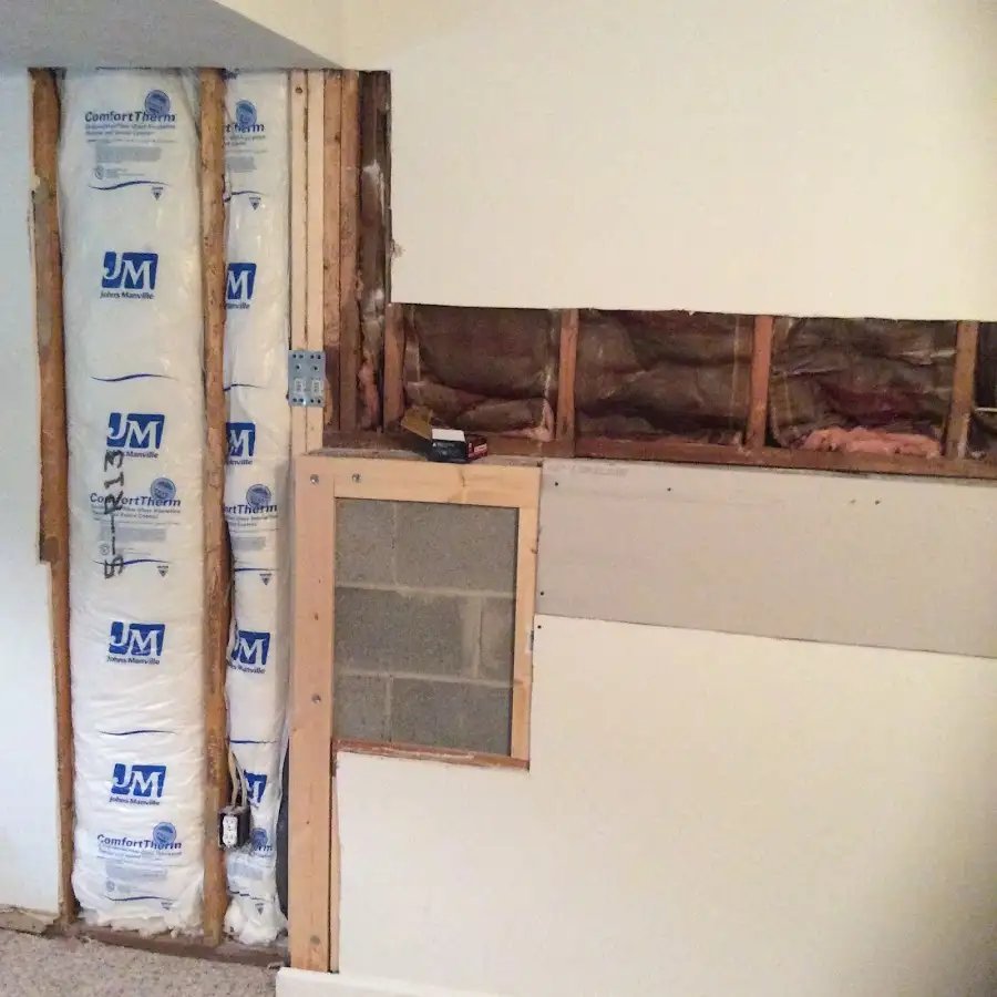 Wall insulation replacement during Contents Cleaning & Restoration in Powdersville